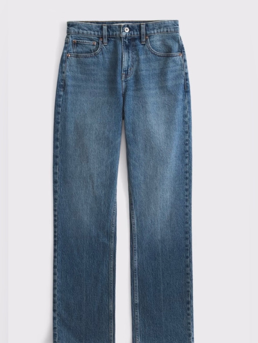 Abercrombie & Fitch The 90s Straight Ultra High Rise Jeans Blue Denim Women's 26